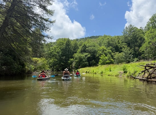 FLoating on the toccoa river